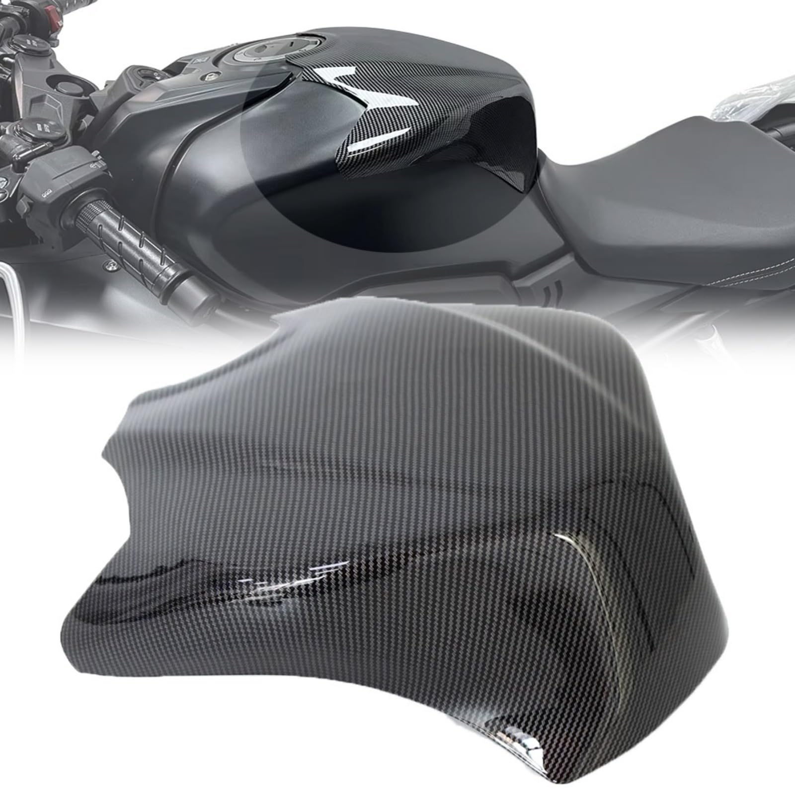 CB650R CBR650R タンクカバー カーボン調　2019-2023用 CB650R CBR650R タンクカバー カーボン調 2019-2023用 タンク